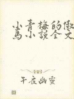 小青梅的傲娇竹马小说全文免费阅读封面