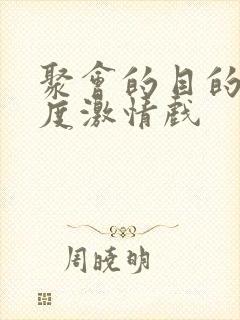 聚会的目的大尺度激情戏封面