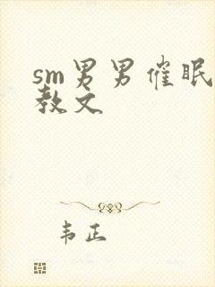 sm男男催眠调教文封面