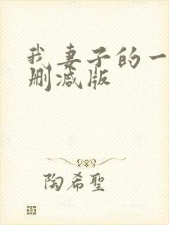 我妻子的一切未删减版封面