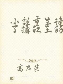 小说重生后我成了摄政王的掌心宠