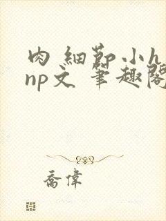 肉 细节小h np文 笔趣阁