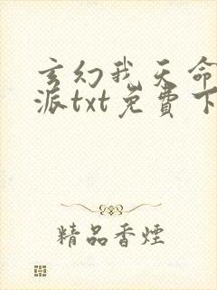 玄幻我天命大反派txt免费下载