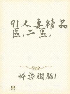 91人妻精品一区,二区,