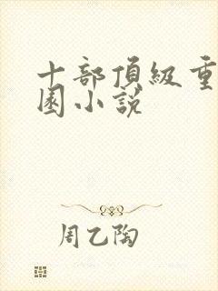 十部顶级重生校园小说