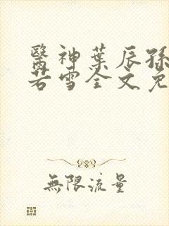 医神叶辰孙怡夏若雪全文免费阅读