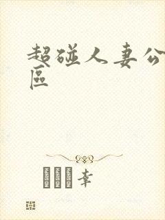 超碰人妻公开一区