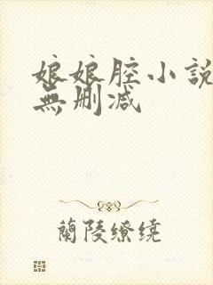 娘娘腔小说完整无删减