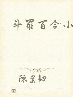 斗罗百合小说封面