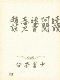 赵志远何晓雨小说免费阅读最新章节