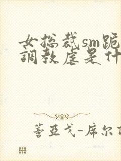 女总裁sm跪爬调教虐是什么