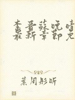 李晋苏晚晴小说最新章节免费阅读