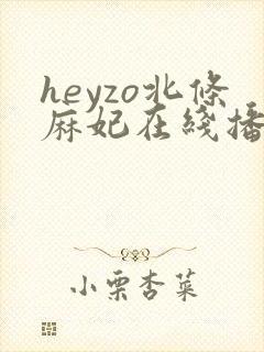 heyzo北条麻妃在线播放