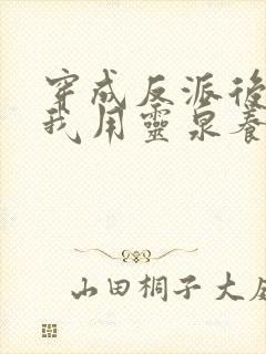 穿成反派后娘,我用灵泉养崽崽