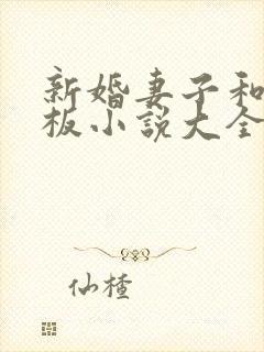 新婚妻子和菜老板小说大全免费阅读