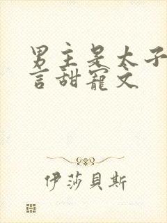 男主是太子的古言甜宠文