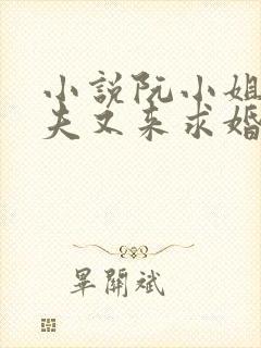 小说阮小姐的前夫又来求婚了txt