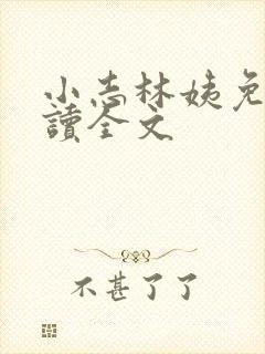 小志林姨免费阅读全文封面