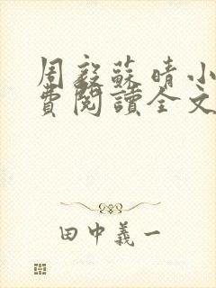 周毅苏晴小说免费阅读全文最新章节封面