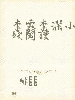 李霖李澜小说在线阅读