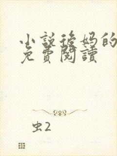 小说后妈的春天免费阅读封面