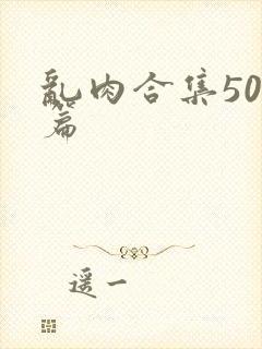 乱肉合集500篇封面