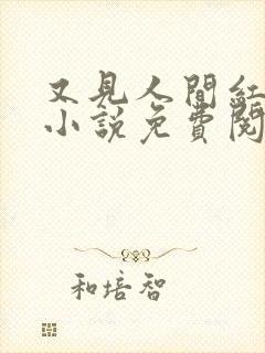 又见人间红颜笑小说免费阅读封面