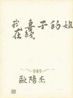我妻子的姐姐3在线