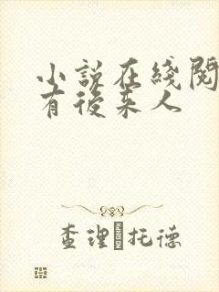 小说在线阅读还有后来人