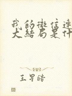 我的微信连三界大结局是什么