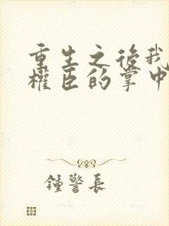 重生之后我成了权臣的掌中娇封面