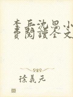 李兵沈思小说免费阅读全文