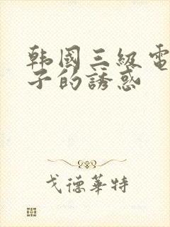 韩国三级电影嫂子的诱惑