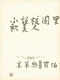 小说校园里的娇软美人封面