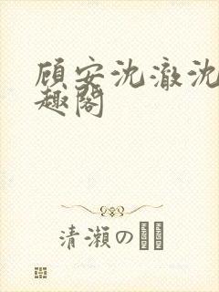 顾安沈澈沈清笔趣阁封面