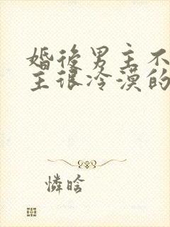 婚后男主不爱女主很冷漠的文