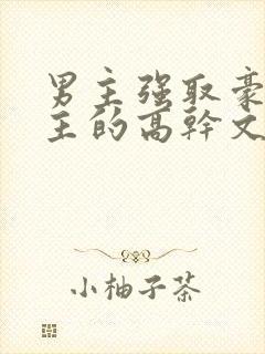 男主强取豪夺女主的高干文封面