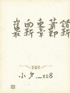 崔向东萧错小说最新章节新笔趣阁