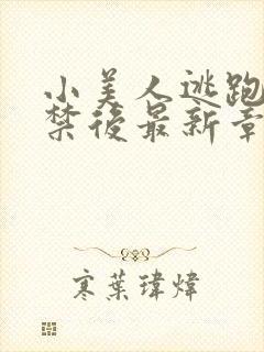 小美人逃跑被囚禁后最新章节更新