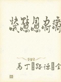 快点用力操好爽哦嗯嗯啊啊啊