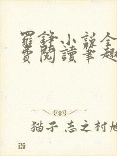 罗铮小说全文免费阅读笔趣阁