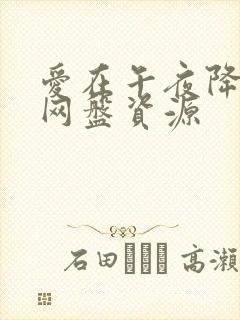 爱在午夜降临前网盘资源