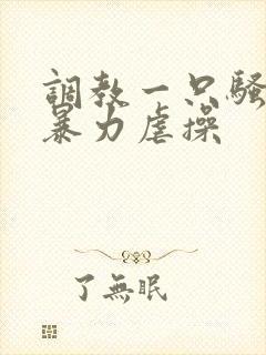 调教一只骚母狗暴力虐操