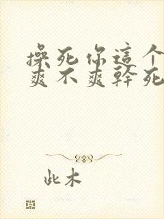 操死你这个骚货爽不爽干死你