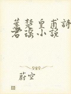 叶楚皇甫诗月姜君瑶小说封面