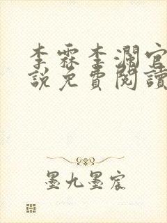 李霖李澜官场小说免费阅读