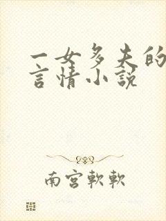 一女多夫的穿越言情小说