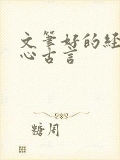 文笔好的经典虐心古言