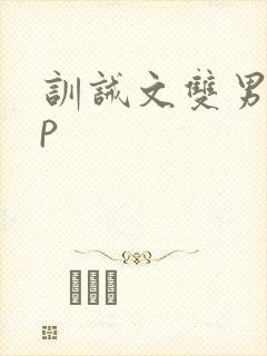 训诫文双男主sp封面