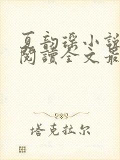 夏韵瑶小说免费阅读全文最新章节